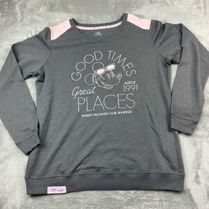 Disney Vacation Club Long Sleeve Sweatshirt Women's Size L